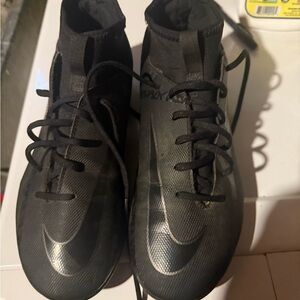 Nike Charcoal Gray Soccer Cleats